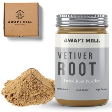 Awafi Mill Vetiver Root Powder Khus Vetiveria Zizanoides 100gm